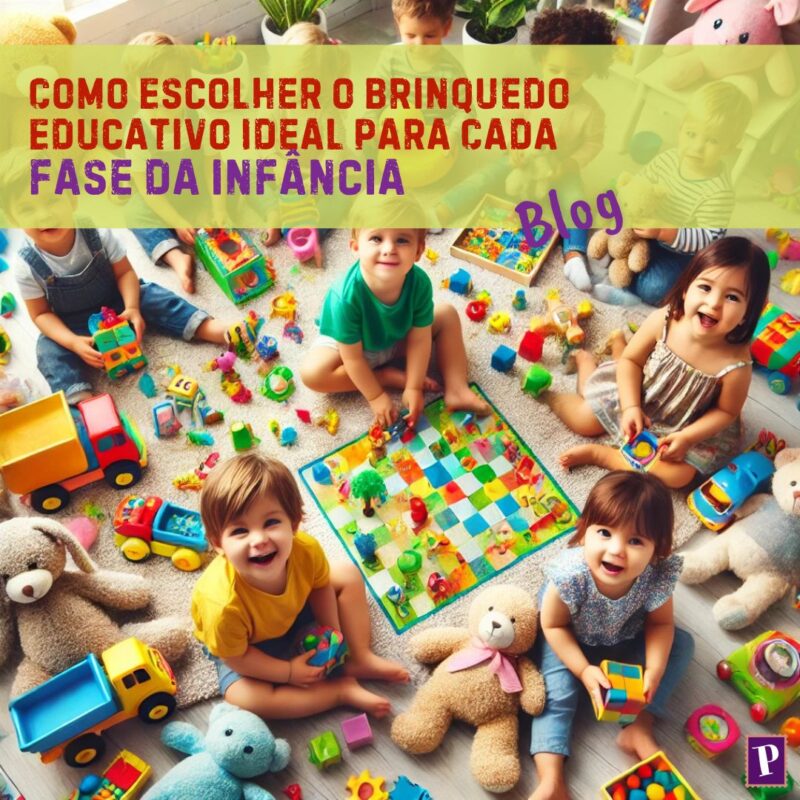 Brinquedos educativos para crianças