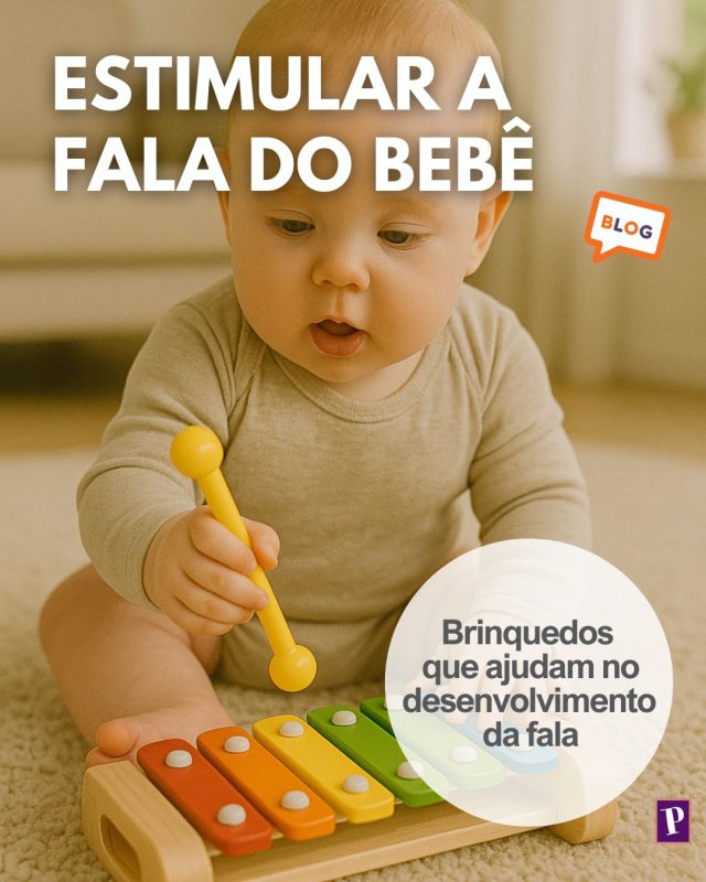 Brinquedos para estimular a fala do bebê