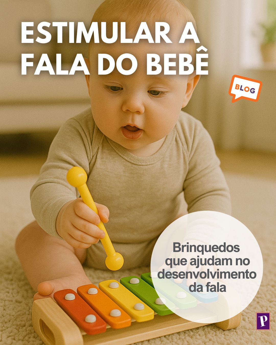 Brinquedos para estimular a fala do bebê