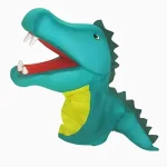 Fantoche Jacaré Pequeno Em Tecido Luqueta