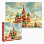 Quebra-Cabeça Catedral De São Basílio 500PÇS Toyster - Imagem 4