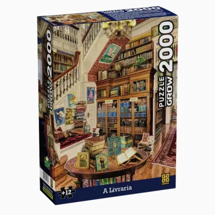 Quebra-cabeça A Livraria 2000PÇS Grow