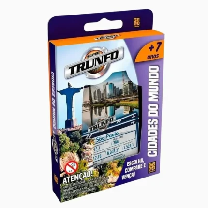 Jogo Super Trunfo Cidades Do Mundo Grow
