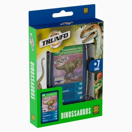 Jogo Super Trunfo Dinossauros Grow