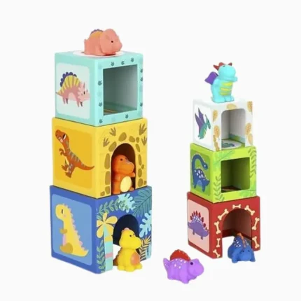 Caixas de Empilhar Dinossauro Tooky Toy