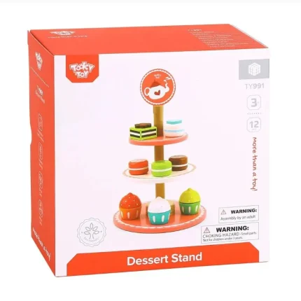 Kit Torre de Sobremesas Em Madeira Tooky Toy