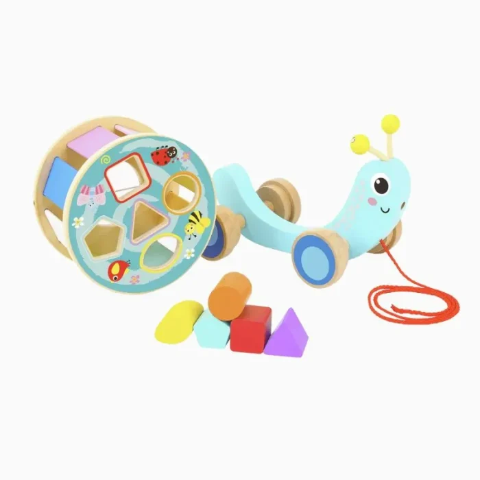 Caracol De Puxar Com Encaixe Tooky Toy - Imagem 2
