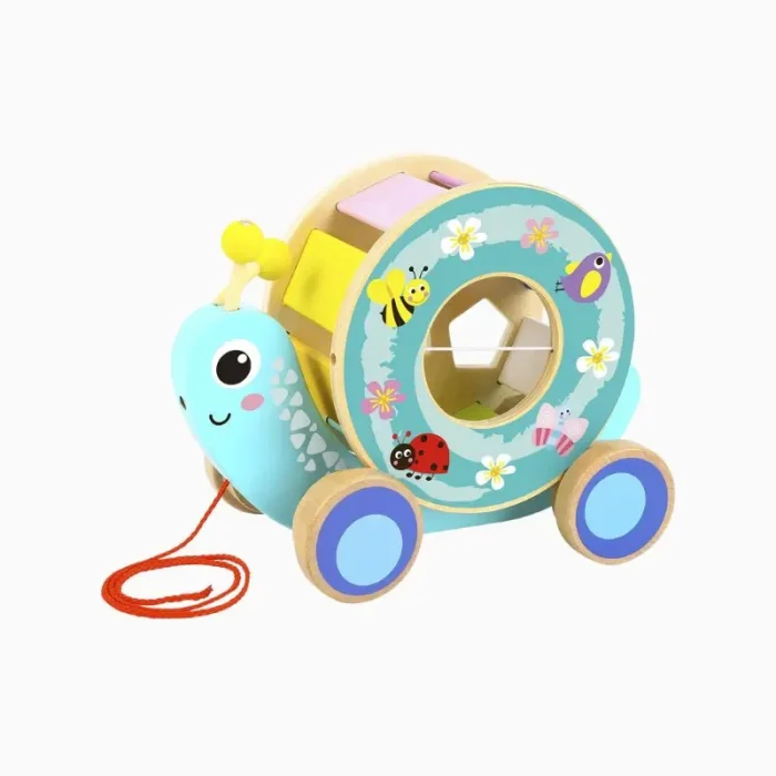 Caracol De Puxar Com Encaixe Tooky Toy - Imagem 4