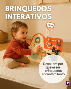 Brinquedos interativos para crianças