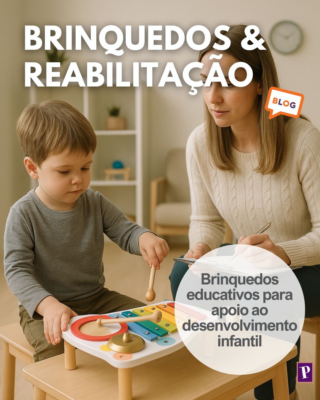 Brinquedos terapêuticos para reabilitação