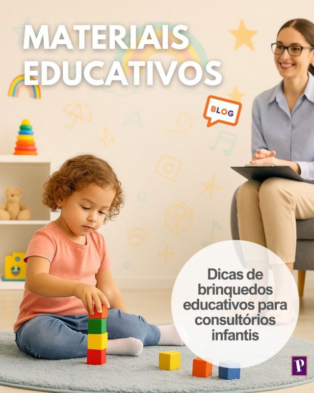 Materiais educativos para consultórios infantis