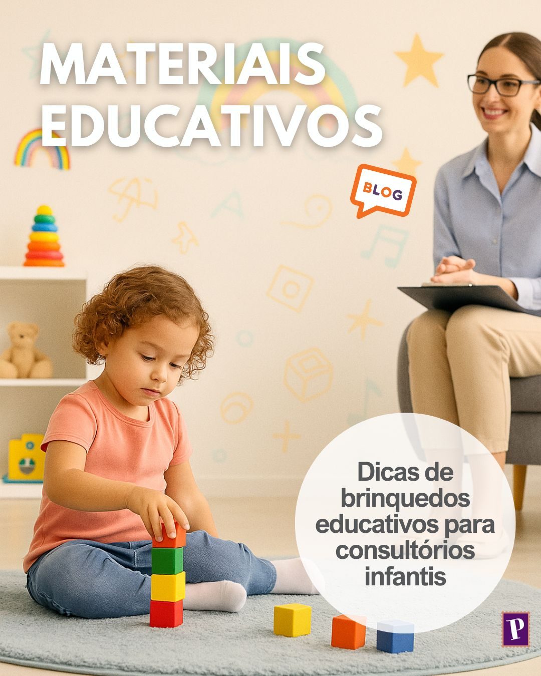 Materiais educativos para consultórios infantis