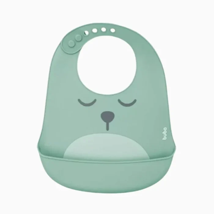 Babador com Pega-Migalhas Gumy Verde Buba - Imagem 2