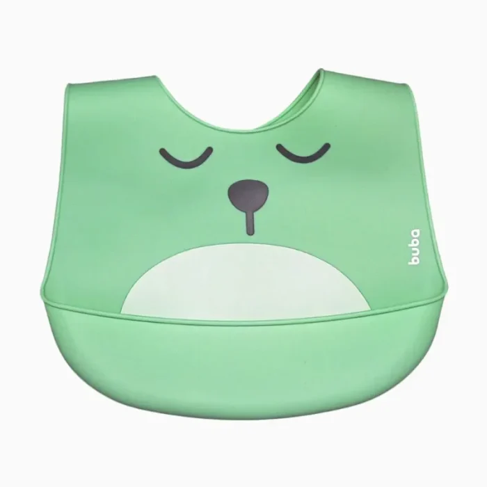Babador com Pega-Migalhas Gumy Verde Buba - Imagem 3