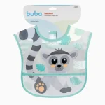 Babador Lêmure Impermeável Com Bolso Buba