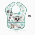 Babador Lêmure Impermeável Com Bolso Buba - Imagem 5