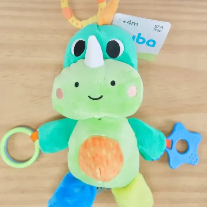 Dino Pelúcia De Atividades Treme-treme Com Mordedor Buba - Imagem 3