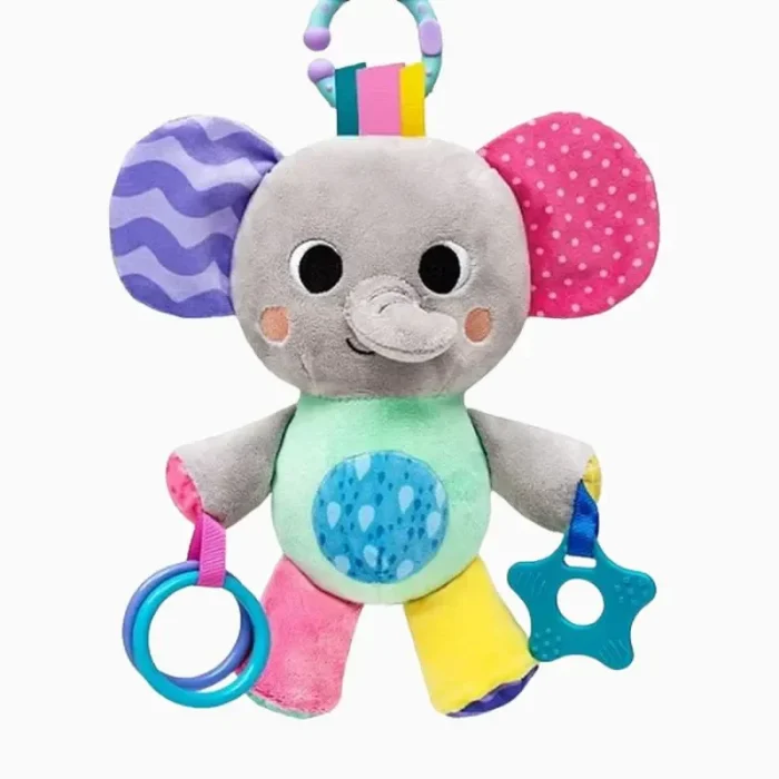 Elefante Pelúcia De Atividades Treme-treme Com Mordedor Buba - Imagem 1
