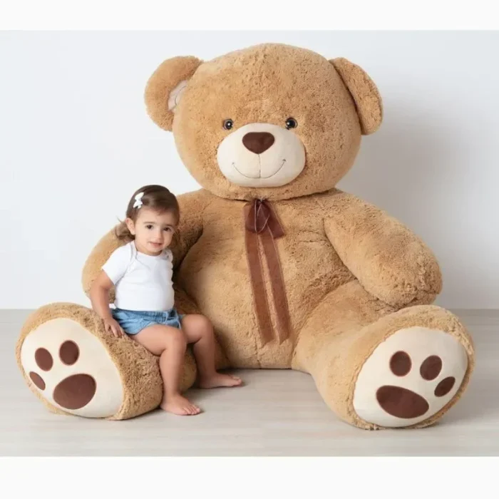 Tommy Urso de Pelúcia Gigante Bege Buba - Imagem 3