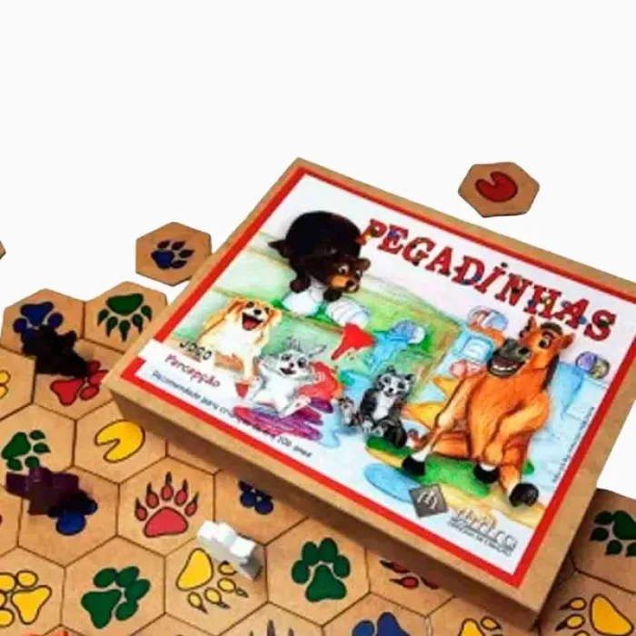 Pegadinhas Jogo De Tabuleiro Em Madeira Mitra - Imagem 4