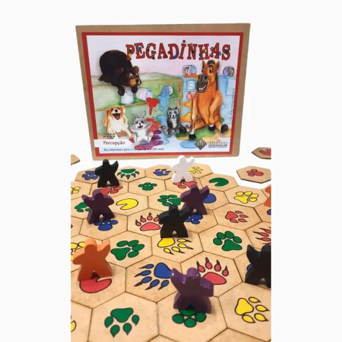 Pegadinhas Jogo De Tabuleiro Em Madeira Mitra - Imagem 5