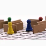 Mini Bloqueio Jogo de Tabuleiro Em Madeira Mitra - Imagem 5