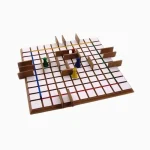 Mini Bloqueio Jogo de Tabuleiro Em Madeira Mitra - Imagem 3