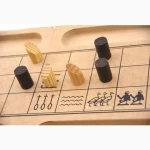 Senet Jogo de Tabuleiro Em Madeira Mitra - Imagem 3