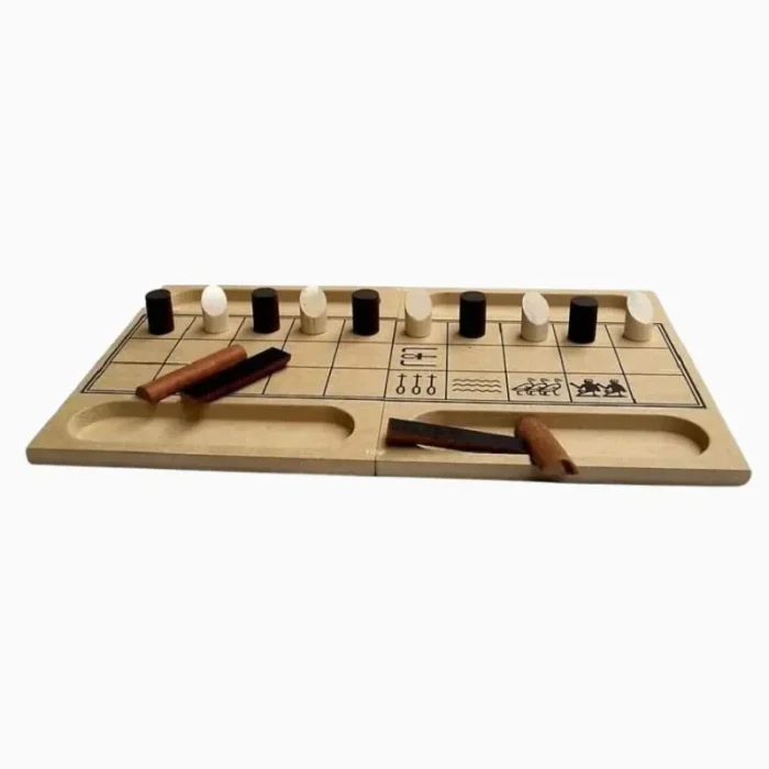Senet Jogo de Tabuleiro Em Madeira Mitra - Imagem 6