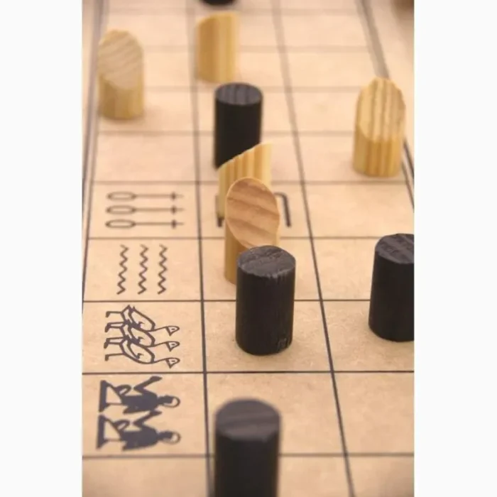 Senet Jogo de Tabuleiro Em Madeira Mitra - Imagem 4