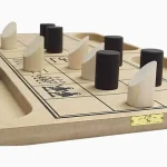 Senet Jogo de Tabuleiro Em Madeira Mitra - Imagem 5