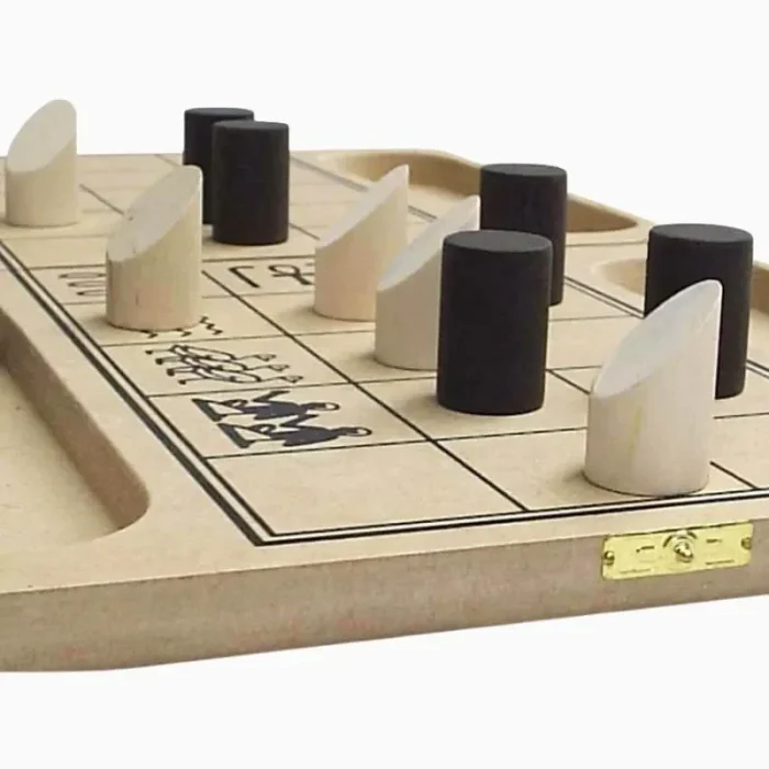 Senet Jogo de Tabuleiro Em Madeira Mitra - Imagem 5