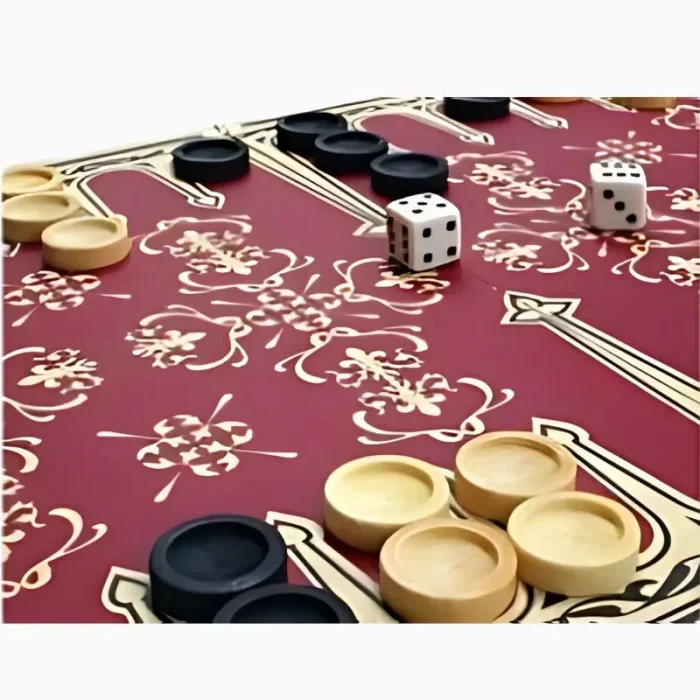 Gammon Jogo De Tabuleiro Em Madeira Mitra - Imagem 2