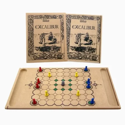Excalibur Jogo De Tabuleiro Em Madeira Mitra