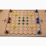 Excalibur Jogo De Tabuleiro Em Madeira Mitra - Imagem 3