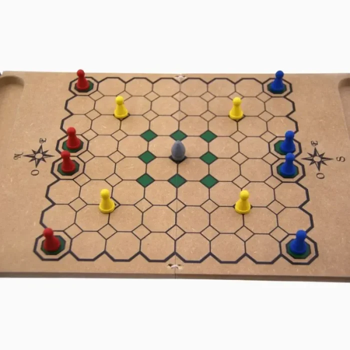 Excalibur Jogo De Tabuleiro Em Madeira Mitra - Imagem 3