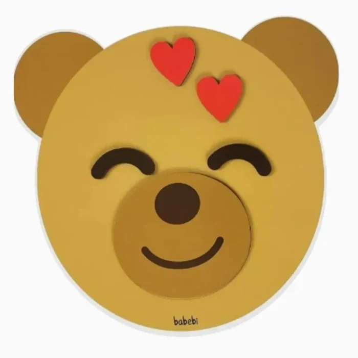 Como Me Sinto Ursinho Em Madeira Babebi - Imagem 4