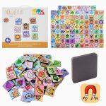 Kit Figuras Magnéticas Em Madeira 96PÇS Babebi - Imagem 5