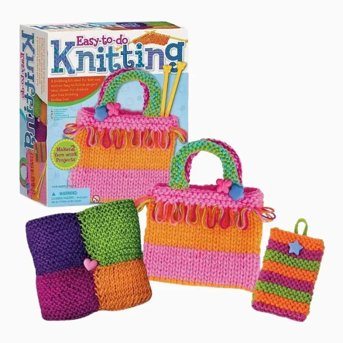 Meu Primeiro Tricô Kit de Artesanato 4M - Imagem 8