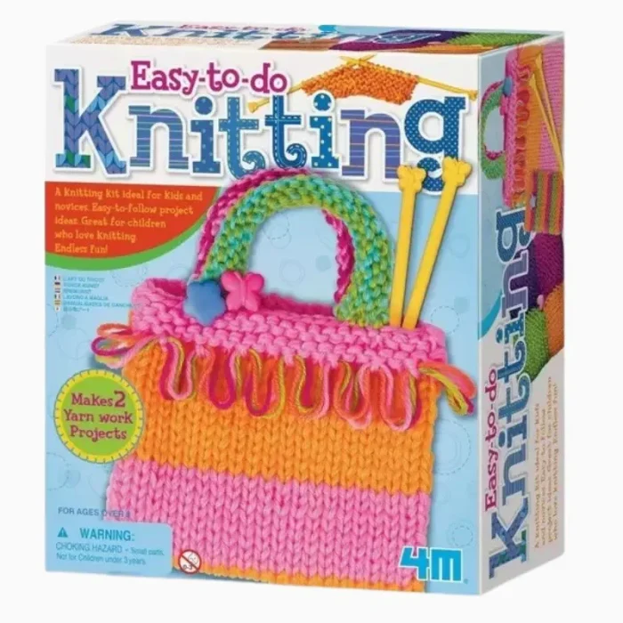 Meu Primeiro Tricô Kit de Artesanato 4M - Imagem 1