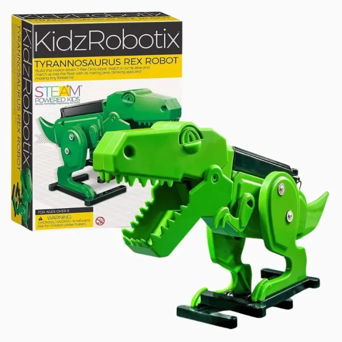 Robô T-Rex Kit De Montagem 4M - Imagem 8