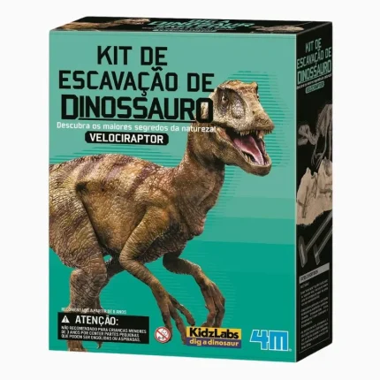 Kit de Escavação De Dinossauro Velociraptor 4M