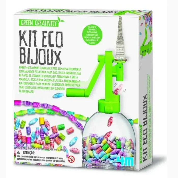 Eco Bijoux Kit De Artesanato Em Papel 4M - Imagem 1