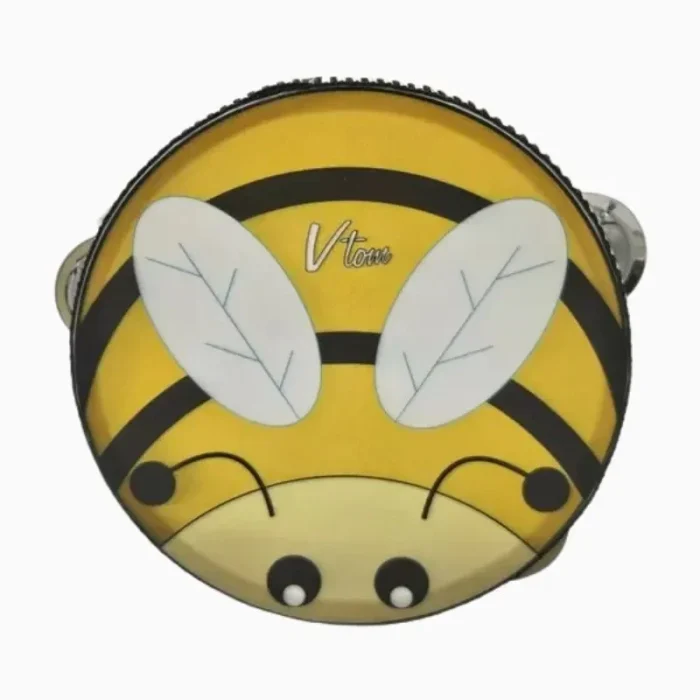 Pandeiro 15cm Com Platinela Abelhinha Jog Vibratom - Imagem 2