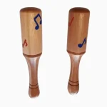 Par De Maraca Com Cabo De Madeira Jog Vibratom