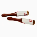 Par De Maraca Com Cabo De Madeira Jog Vibratom - Imagem 3