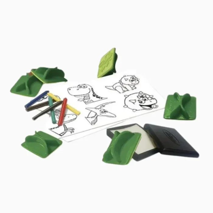 Carimbo Pedagogico Dinossauro Fofossauro 6PÇS Xalingo - Imagem 2