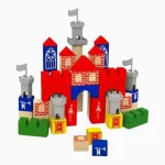 Brincando De Engenheiro Castelo Medieval 80PÇS Xalingo - Imagem 2