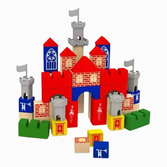 Brincando De Engenheiro Castelo Medieval 80PÇS Xalingo - Imagem 2