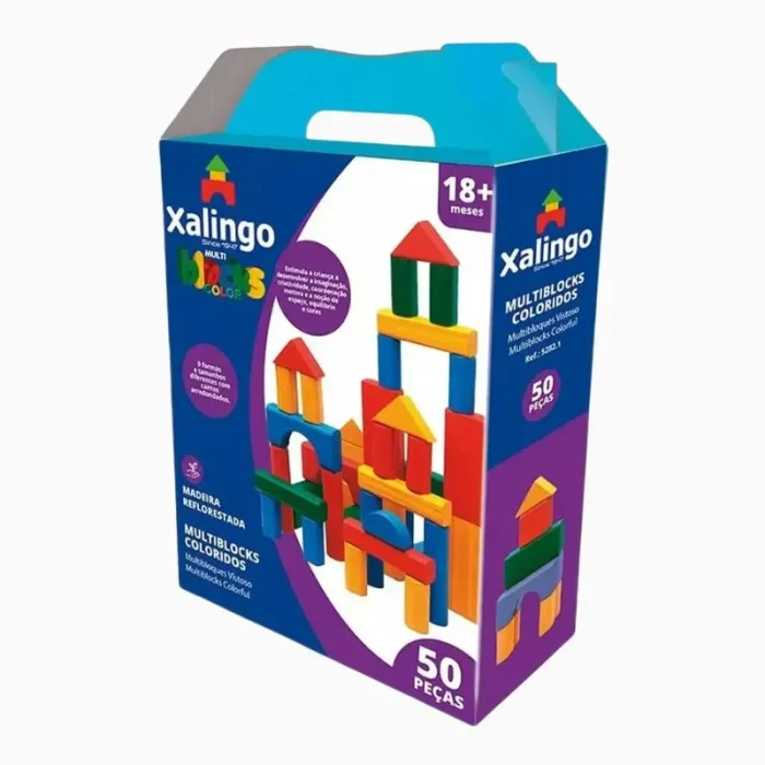 Multiblocks Blocos Para Montar 50PÇS Xalingo - Imagem 1